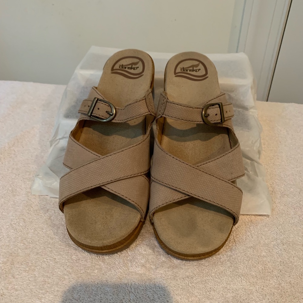 Dansko slip on sandals